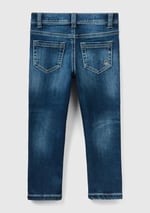 Benetton Erkek Çocuk Koyu Denim Denim Pantolon