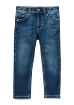Benetton Erkek Çocuk Koyu Denim Denim Pantolon