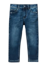 Benetton Erkek Çocuk Koyu Denim Denim Pantolon