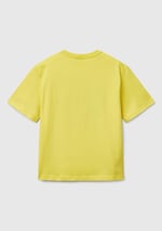 Benetton Erkek Çocuk Lacivert Slogan Baskılı T-Shirt