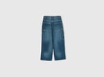 Benetton Erkek Çocuk Lacivert Tek Kargo Cepli Denim Pantolon