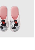 Benetton Erkek Çocuk Pembe Mickey Desenli Terlik