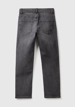Benetton Erkek Çocuk Siyah 5 Cepli Slim Fit Denim Pantolon