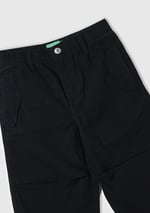 Benetton Erkek Çocuk Siyah Gadget Detaylı Paça Beli Büzgülü Pantolon