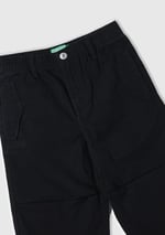 Benetton Erkek Çocuk Siyah Gadget Detaylı Paça Beli Büzgülü Pantolon
