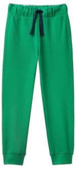 Benetton Erkek Çocuk Yeşil Arka Cebi Logolu Eşofman Altı