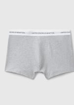 Benetton Erkek Gri Melanj Boxer