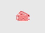 Benetton Kız Çocuk Pembe Logolu Kemer