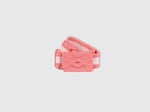 Benetton Kız Çocuk Pembe Logolu Kemer