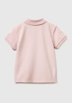 Benetton Kız Çocuk Pembe Logolu Pike Polo T-Shirt - Seçenekler: 2 Yıl, 5 Yıl, 4 Yıl
