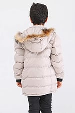 Benittokids Natural Kürklü Erkek Çocuk Kaban Bej 51237T