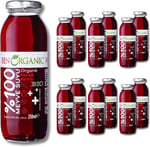 BenOrganic Kırmızı Meyveler Karışık 250 ml Cam Şişe