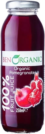 BenOrganic Nar Suyu 250 ml Cam Şişe