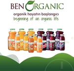 BenOrganic Üzüm Suyu 946 ml Cam Şişe