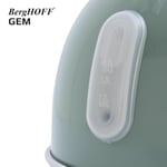 BergHOFF Gem Retro 1, 7 L Su Isıtıcı – 2200 W, Paslanmaz Çelik Gövde | Mint Yeşil