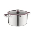 Berghoff Home Elements Kapaklı Tencere 26cm Peppercorn