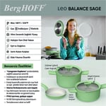Berghoff Leo Balance 5 Parça Tencere Seti Sage