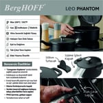 Berghoff Leo Phantom Yapışmaz Kapaklı Tencere 24 Cm