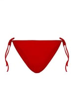 Beria Kadın Çapraz Bağlama Detaylı Üçgen İpli Kırmızı Bikini Takımı