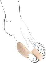 Berkemann Ballenbett Pads, Beige/haut, Einheitsgröße