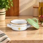 Bernardo Almera Emaye Mini Pot 12 Cm