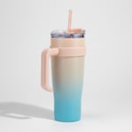 Bernardo Alto Pipetli Termos Bardak Turkuaz 1000ml