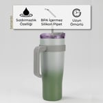 Bernardo Alto Pipetli Termos Bardak Yeşil 1000ml