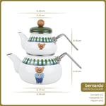 Bernardo Harmony Emaye Çaydanlık Takımı