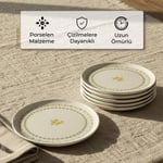 Bernardo Mimoza Porselen 6 Parça Pasta Takımı