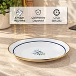 Bernardo Sapphire Emaye Servis Tabağı 21 Cm