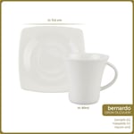 Bernardo Solid Porselen 12 Parça 6 Kişilik Fincan Takımı