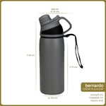 Bernardo Viva Termos Matara Gri 600ml