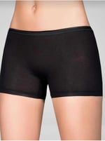 Berrak Kadın Boxer Şort, Siyah, M Beden, 6 Adet Set