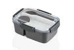 Beslenme Kutusu,Lunch Box Sos Hazneli 2 Gözlü Yemek Kabı,BPA içermez,Velor Home.