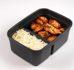 Beslenme Kutusu,Lunch Box Sos Hazneli 2 Gözlü Yemek Kabı,BPA içermez,Velor Home.