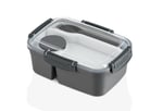 Beslenme Kutusu,Lunch Box Sos Hazneli 2 Gözlü Yemek Kabı,BPA içermez,Velor Home.