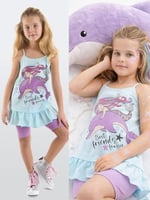 Best Friends Kız Çocuk Tunik Tayt Takım