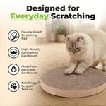 Best Pet Supplies Aktif Oyun için Scratch and Spin Kedi Scratcher Yedek Pedleri, Doğal Geri Dönüştürülmüş Oluklu Mukavva, Davranışları Destekler, Stresi Azaltır - 5 Adet