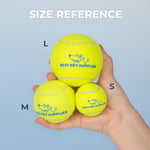 Best Pet Supplies Köpekler için Gıcırtılı Tenis Oyuncakları, 4'lü Paket, Atmak ve Getirmek için Ağır Hizmet İnteraktif Evcil H - Seçenekler: Large (Pack of 2), Small (Pack of 4), Medium (Pack of 4)...