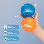Best Pet Supplies Köpekler için Gıcırtılı Tenis Topları, 2'li Paket, Atmak ve Getirmek için Ağır Hizmet İnteraktif Evcil Hayva - Seçenekler: Large (Pack of 2), Small (Pack of 4), Medium (Pack of 4)...