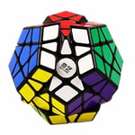 BestCube Megaminx Hız Küpü, 3x3x3 Beşgen Hız Küpü Dodecahedron Sihirli Küp Bulmaca Siyah