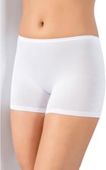Bestin Kadın Beyaz 3'lü Paket Bambu Boxer Külot (beyaz/siyah/ten)