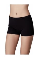 Bestin Kadın Siyah 2'li Paket Siyah Bambu Boxer Külot