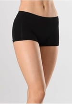 Bestin Kadın Siyah Dikişsiz In Yapmaz Boxer Külot