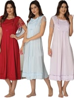 Bestin Kadın Vişne Hamile Lohusa Gecelik, Tek Ebat, DT2052EF-86D0018319637