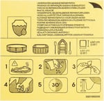 Bestway Su geçirmez, kendinden yapışkanlı onarım yamaları, 6,5 x 6,5 cm, 10 adet