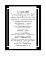 Beta Tea Earl Grey Metal Ambalaj 100 GR (Bergamot - Tomurcuk Çayı)