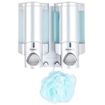 Better Living BLP-76235-1 Aviva Shower Dispenser 2 Chamber Satin Silver - Seçenekler: 2-Odacıklı, 3-Oda