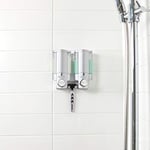 Better Living BLP-76235-1 Aviva Shower Dispenser 2 Chamber Satin Silver - Seçenekler: 2-Odacıklı, 3-Oda