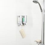 Better Living BLP-76235-1 Aviva Shower Dispenser 2 Chamber Satin Silver - Seçenekler: 2-Odacıklı, 3-Oda